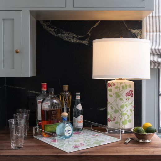 Picture of Geranium Trellis Lamp