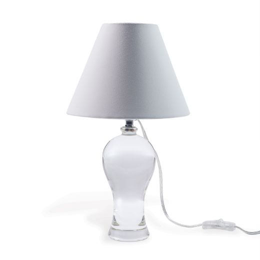 Picture of Bari Mini Plum Crystal Lamp