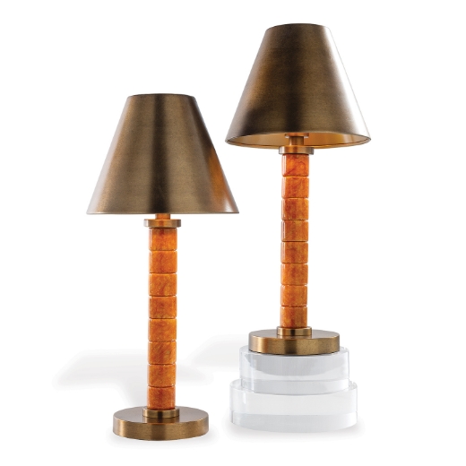 Picture of Jade Garden Amber Accent Lamp
