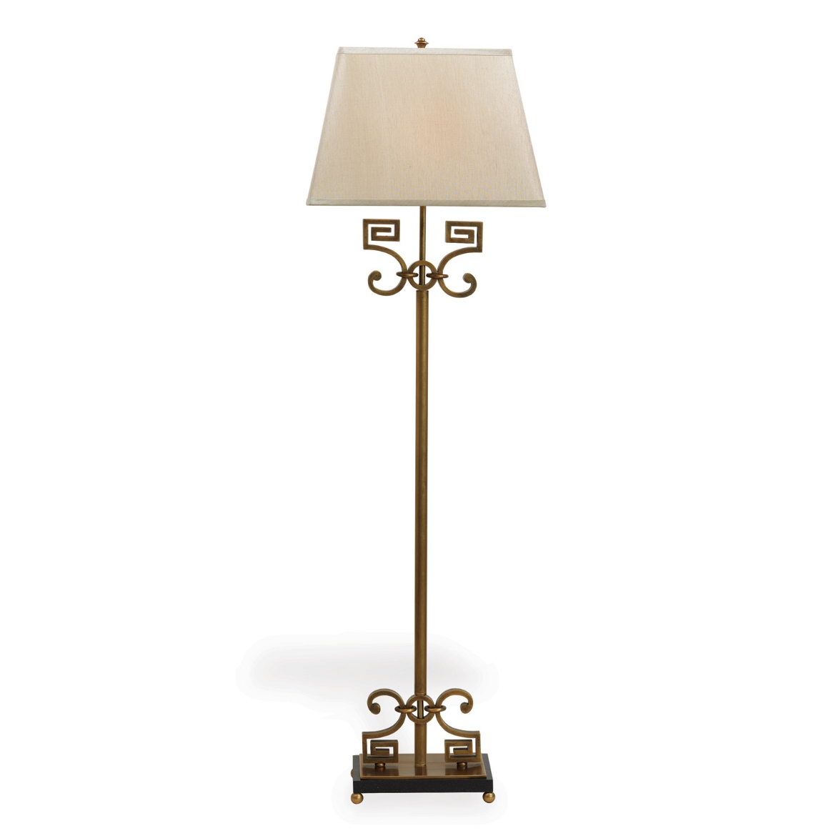 Picture of Whitney Floor Lamp Brass 60"H