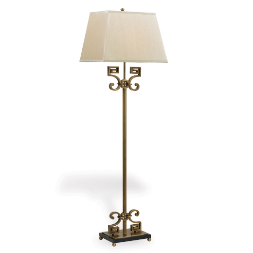 Picture of Whitney Floor Lamp Brass 60"H