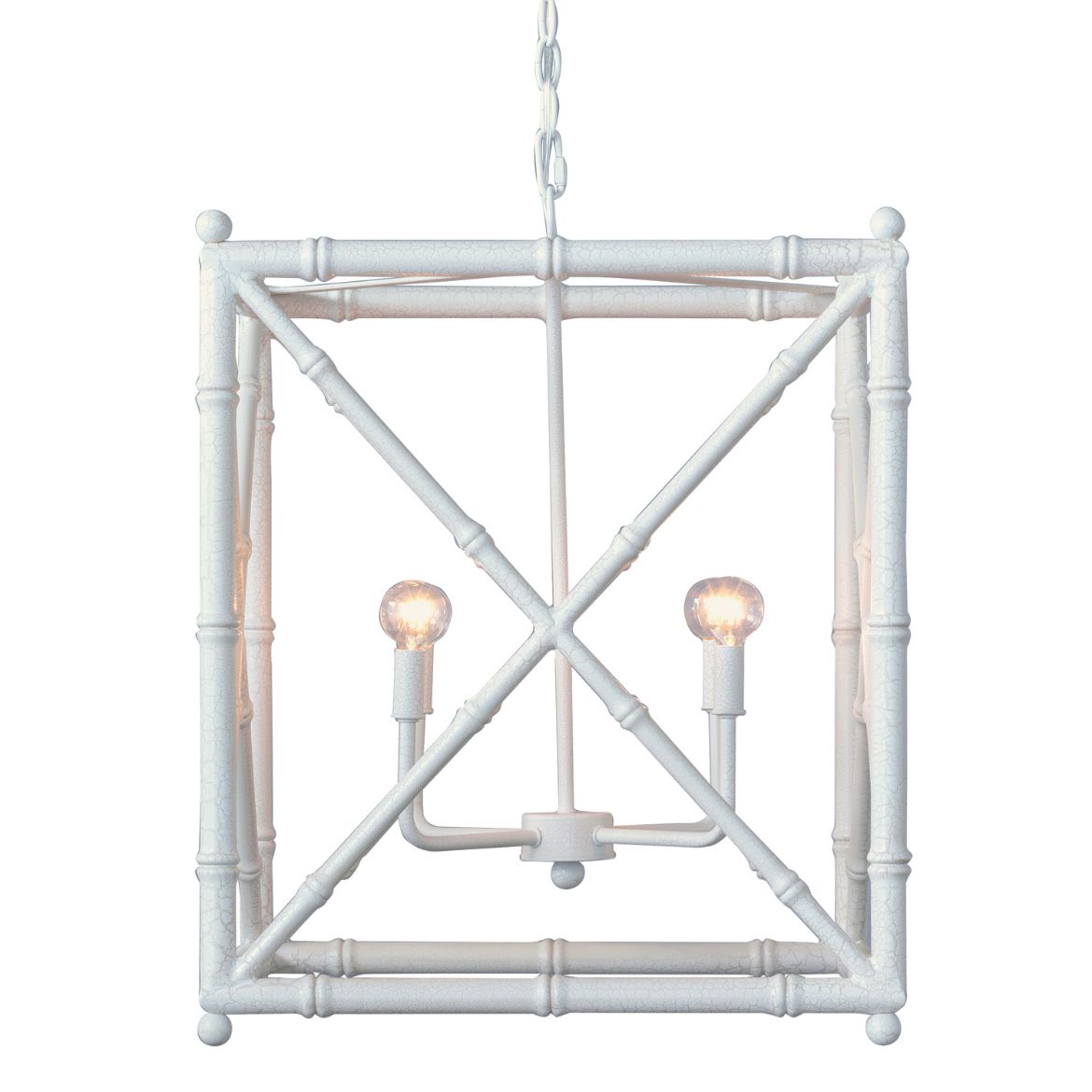 Picture of Baldwin Aged White Chandelier