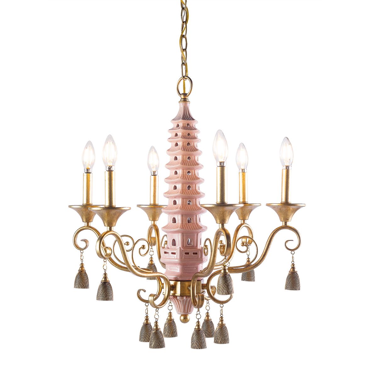 Picture of Oh, Pagoda Pink Chandelier