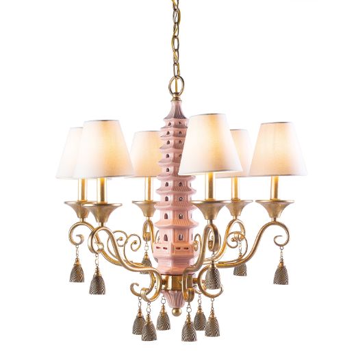 Picture of Oh, Pagoda Pink Chandelier