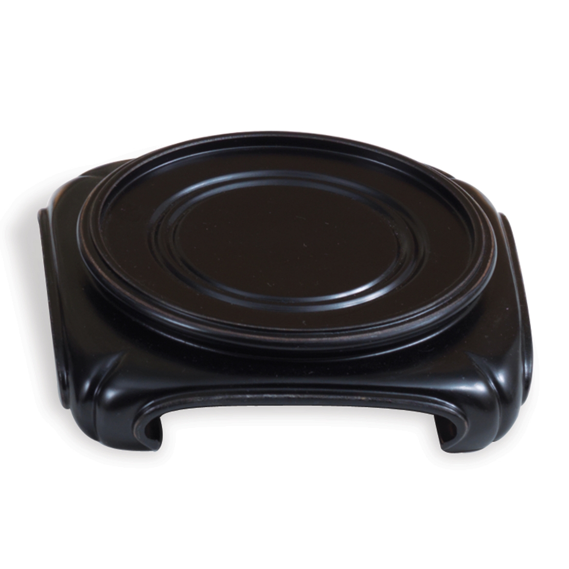 Picture of 4 1/2" SQUARE BASE STAND DIST. BLACK SET/2