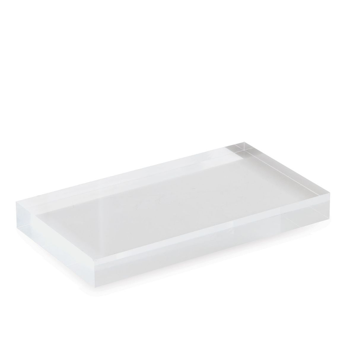 Picture of Clear Lucite Rectangle Stand Small (Set Of 2)