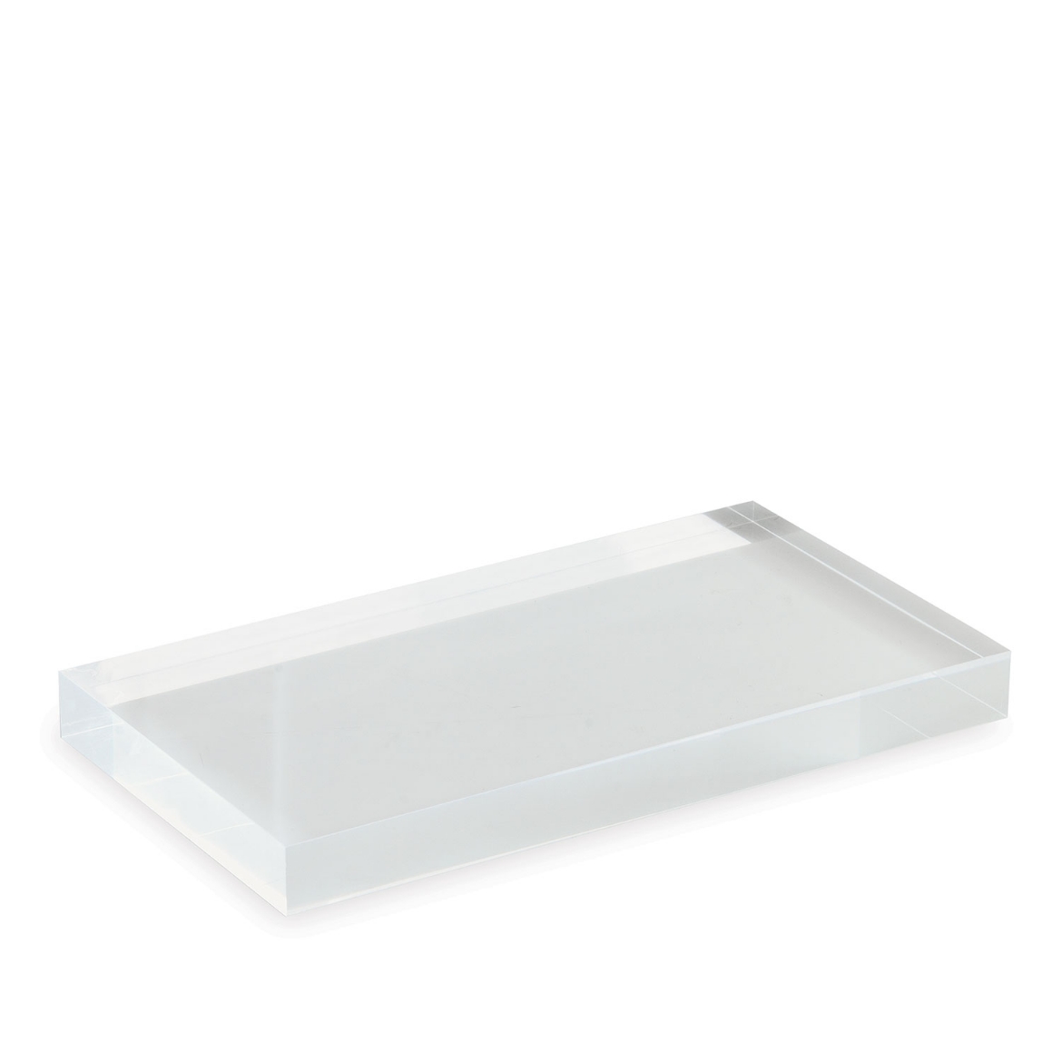 Picture of Clear Lucite Rectangle Stand Medium (Set Of 2)
