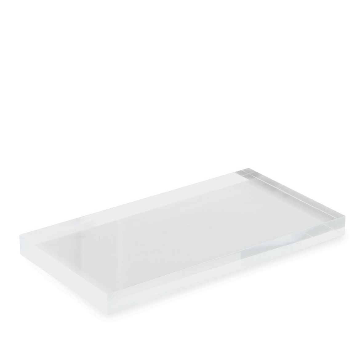 Picture of Clear Lucite Rectangle Stand Large (Set Of 2)