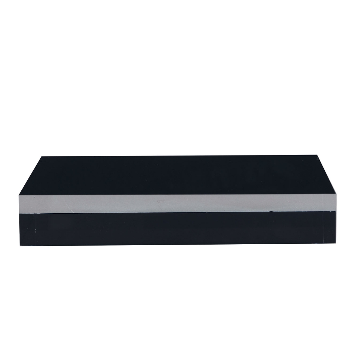 Picture of Onyx Lucite Square Stand 6"x1"(set of 2)