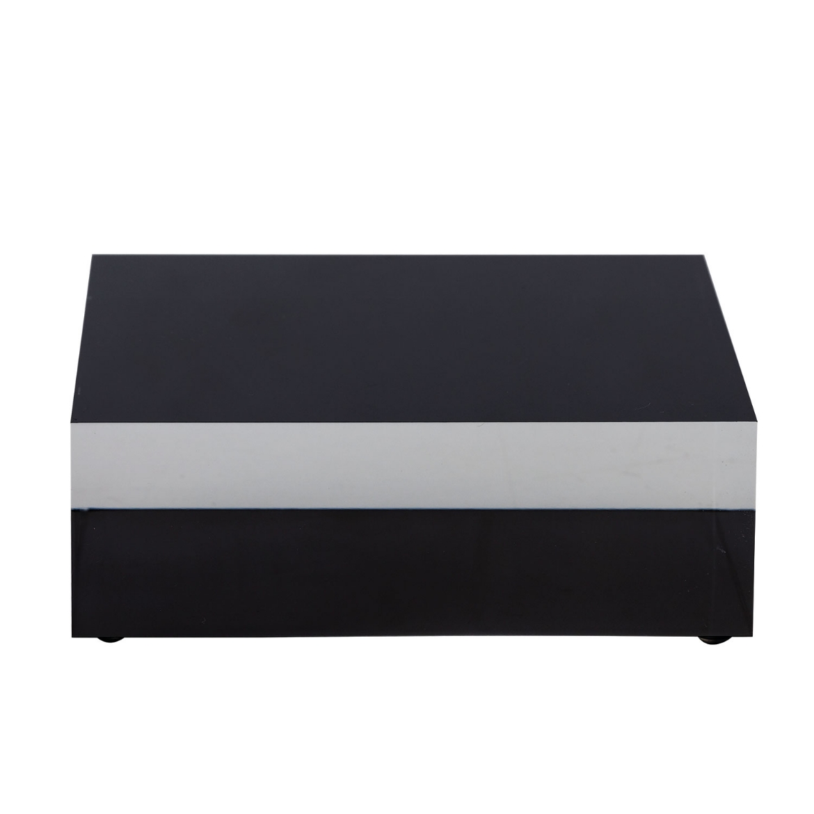 Picture of Onyx Lucite Square Stand 6" x 2" (set of 2)