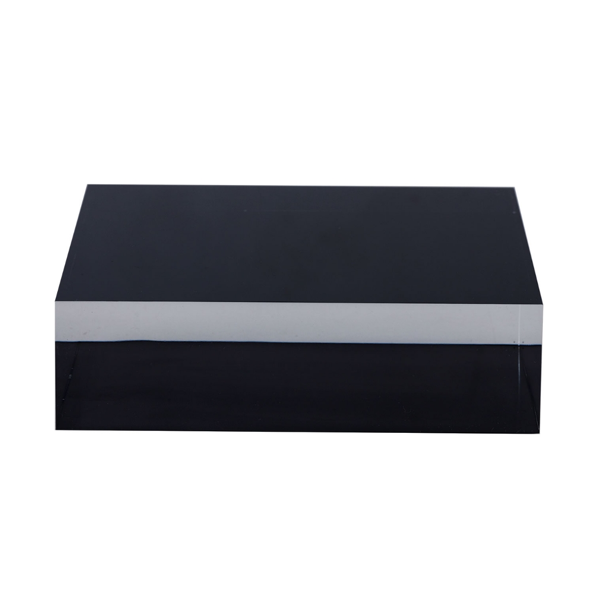 Picture of Onyx Lucite Square Stand 7" x 2" (set of 2)