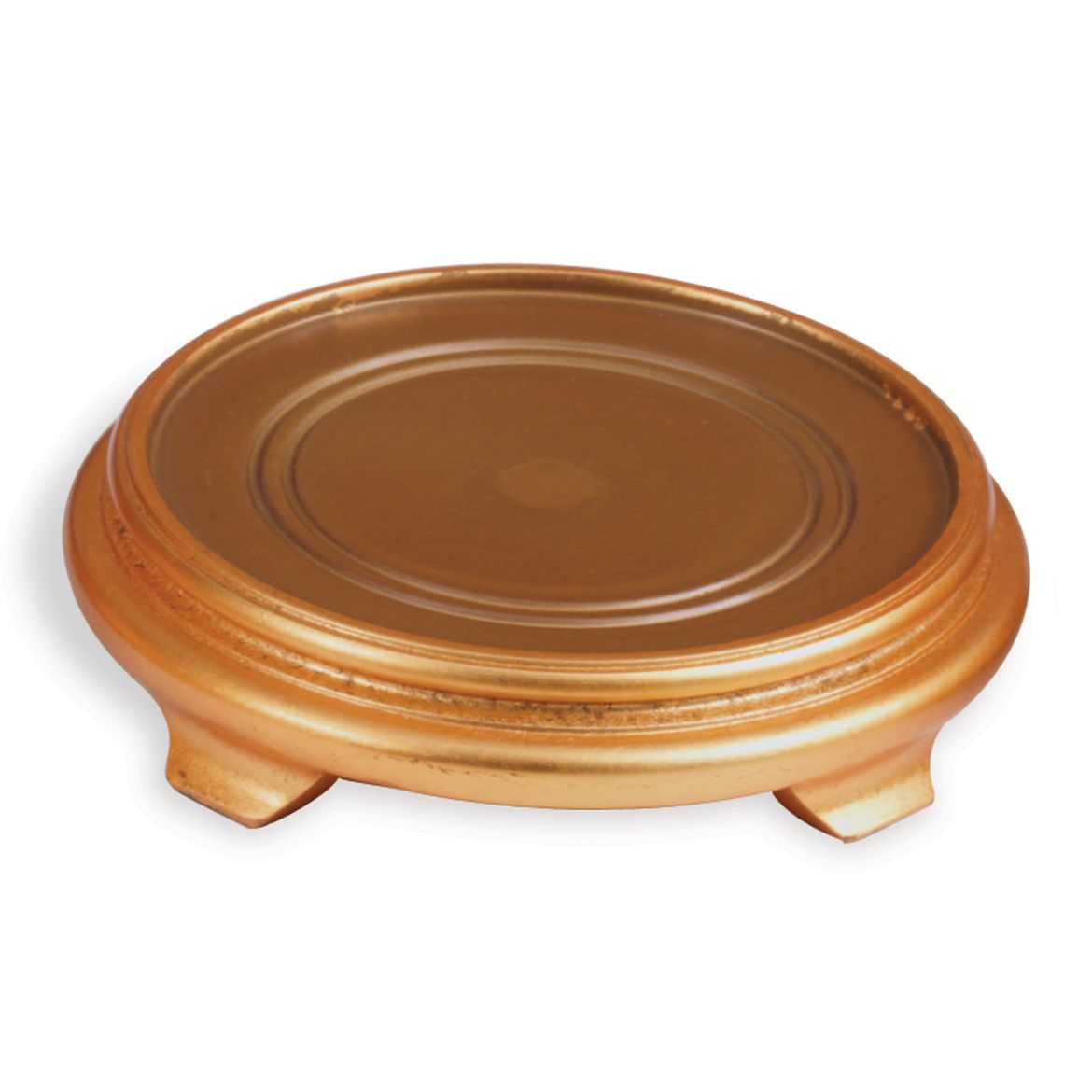 Picture of 5 1/2" ROUND STAND GOLD LEAF (SET OF 5)