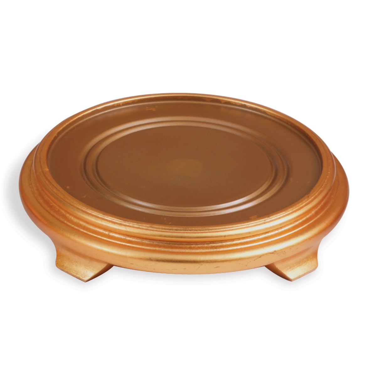 Picture of 6 1/2" ROUND STAND GOLD LEAF (SET OF 5)