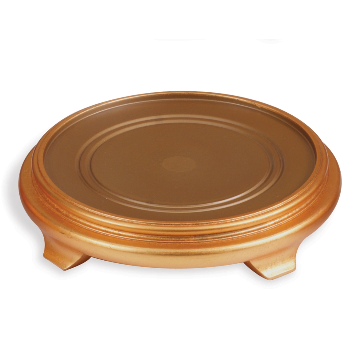 Picture of 7 1/2" ROUND STAND GOLD LEAF (SET OF 2)