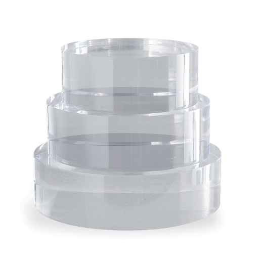 Picture of Clear Lucite Round Stand 7"D x 2"H (set of 2)