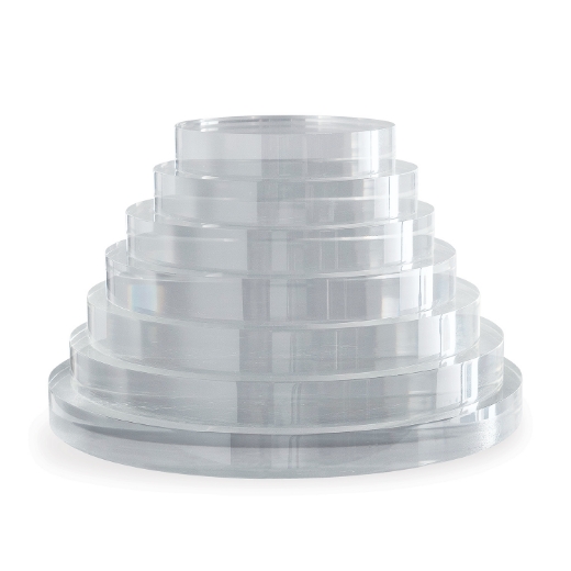 Picture of Clear Lucite Round Stand 11"D (set of 2)