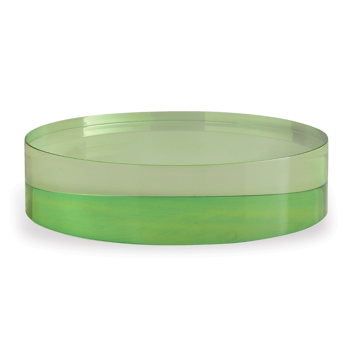 Picture of Green Lucite Round Stand 8"D x 2"H Set/2