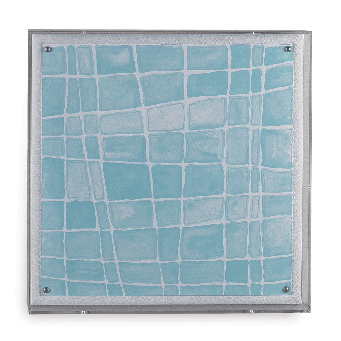 Picture of Squares Aquamarine