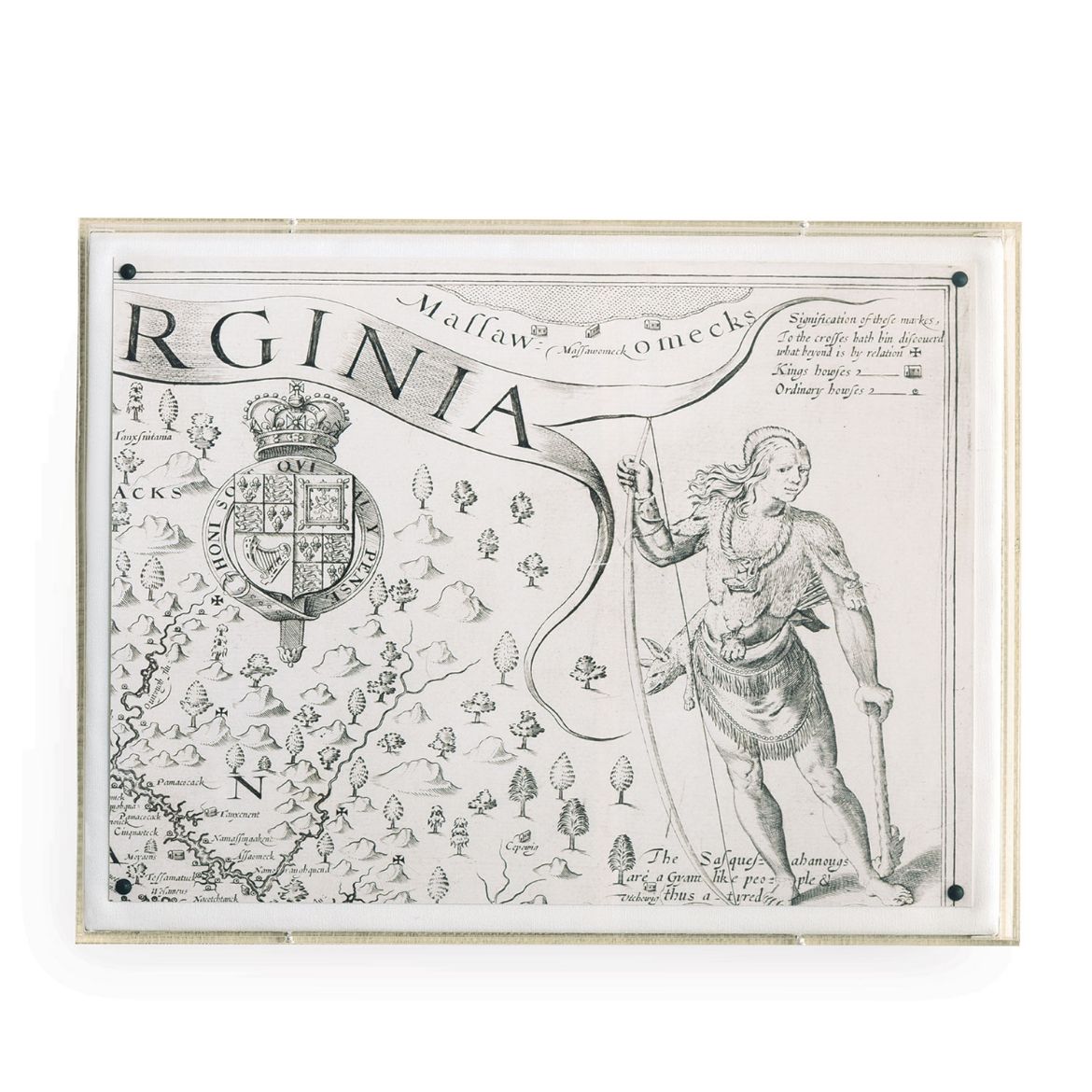 Picture of Map Of Virginia II