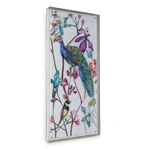 Picture of Peacock Garden III 48"H x 22"W x 2.5"D