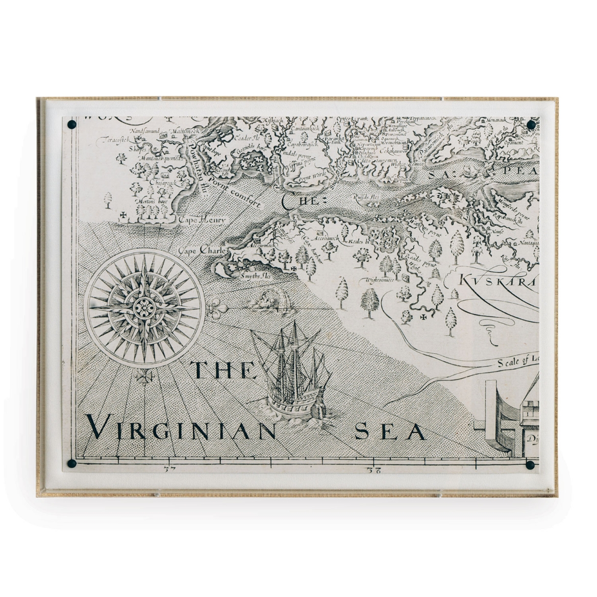 Picture of Map Of Virginia III