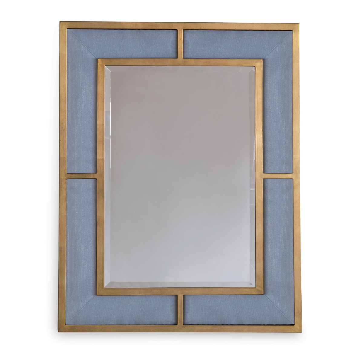 Picture of Bedford Gold Marine Blue Mirror