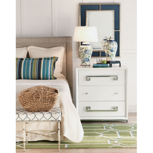 Picture of BEDFORD SILVER MIRROR/BREEZE BLUE