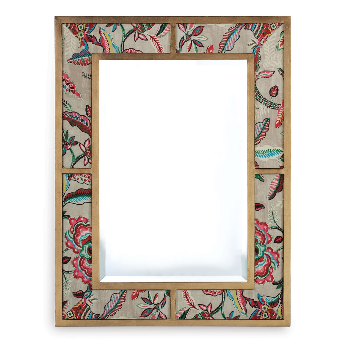 Picture of Bedford Gold Mirror w/ Sloane Fabric