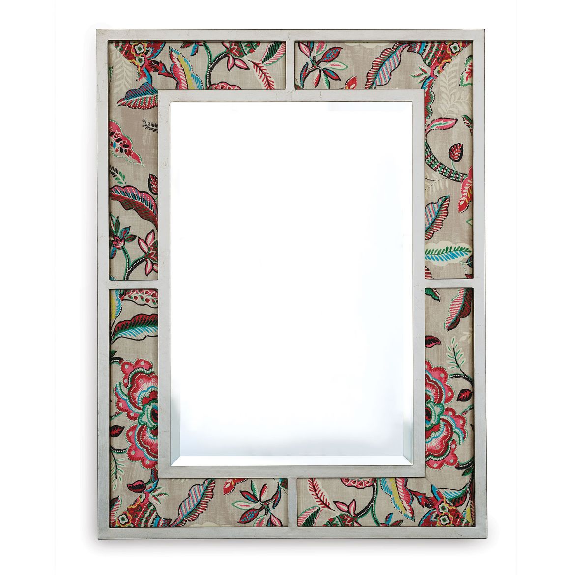 Picture of Bedford Silver Mirror w/ Sloane Fabric