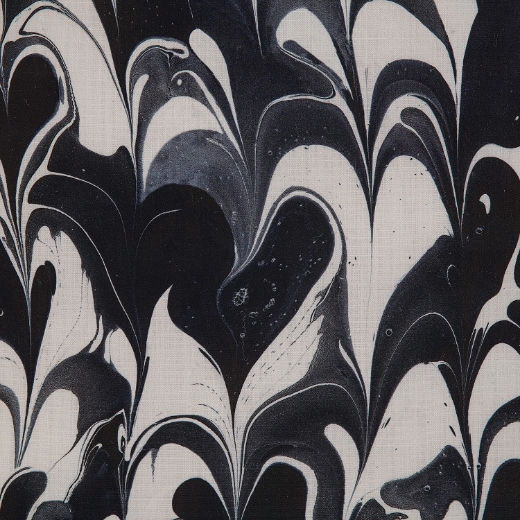 Picture of Bedford Gold Mirror / Black Orchid Fabric