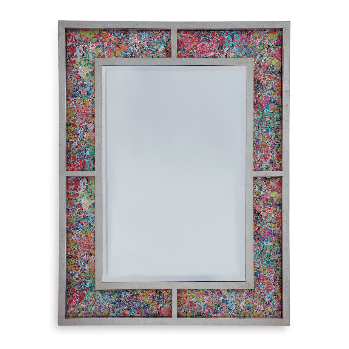 Picture of Bedford Silver Mirror / Soiree Multi Fabric