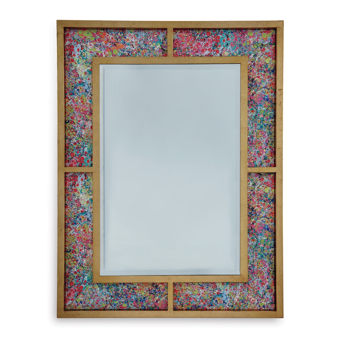 Picture of Bedford Gold Mirror / Soiree Multi Fabric