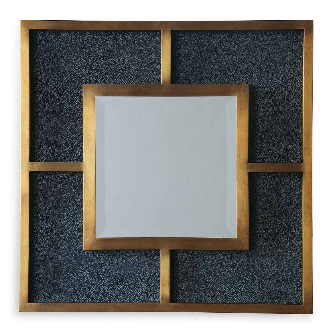 Picture of Cairo Brass Shagreen Mirror