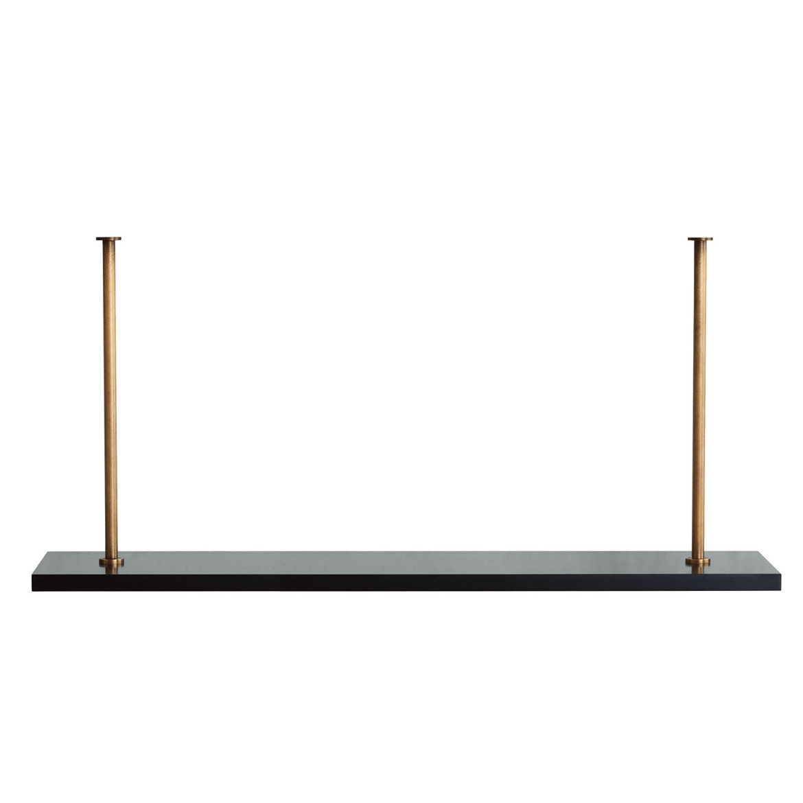 Picture of MARAIS ADDITIONAL SHELF BLACK/AGED BRASS KIT 48"W