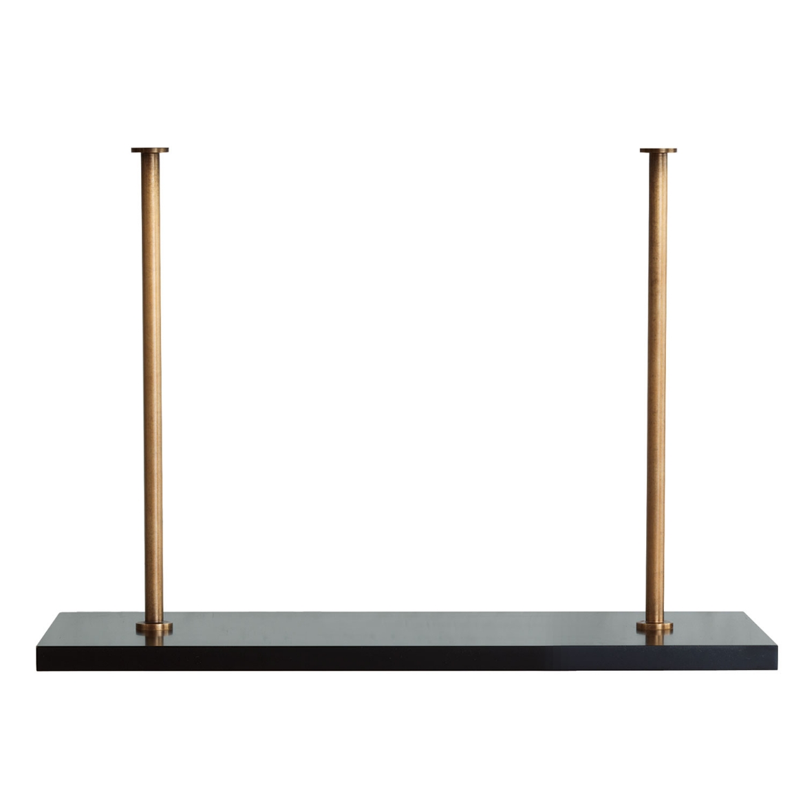 Picture of MARAIS ADDITIONAL SHELF BLACK/AGED BRASS KIT 24"W