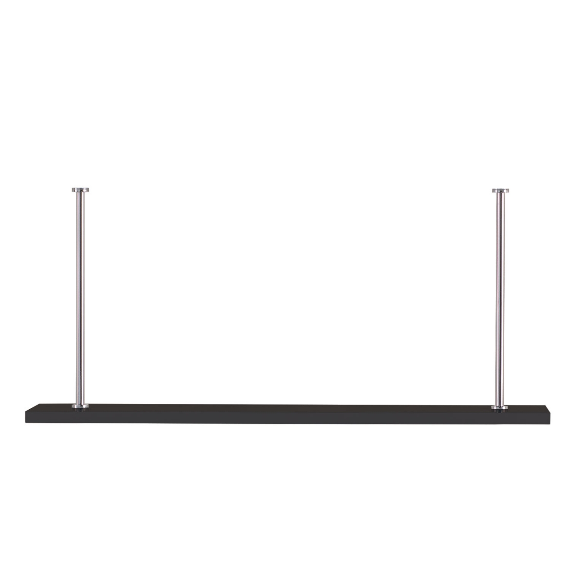 Picture of MARAIS ADDITIONAL SHELF BLACK/NICKEL KIT 48"W