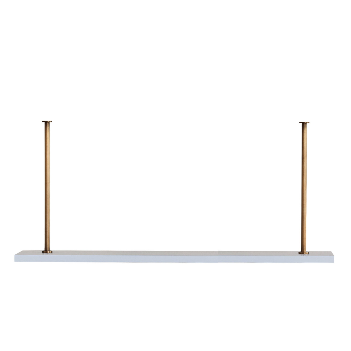 Picture of MARAIS ADDITIONAL SHELF WHITE/AGED BRASS KIT 48"W
