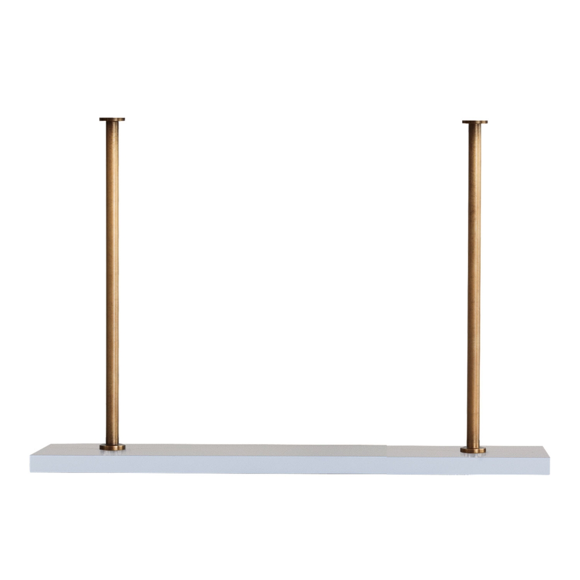 Picture of MARAIS ADDITIONAL SHELF WHITE/AGED BRASS KIT 24"W