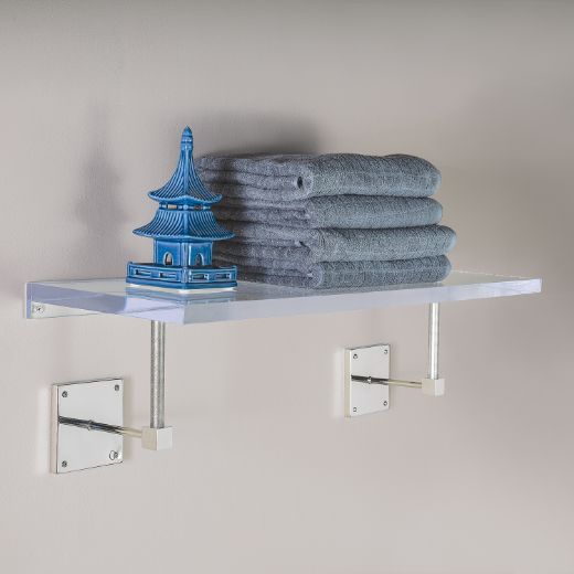 Picture of Billy Lucite Shelf / Nickel 36"W